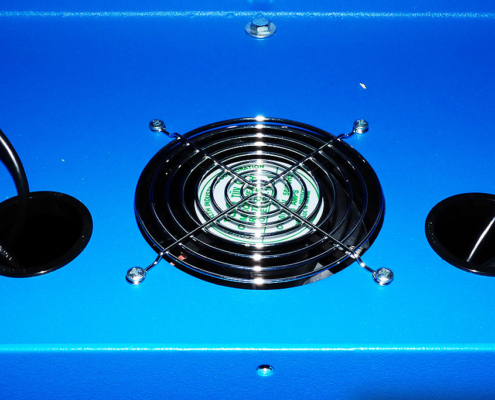 titan hammerhead dual monitor enclosure icestation itsenclosures recirculating fan