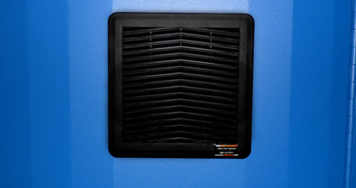 ID322826-12 NEMA-12 Computer Enclosure monitor screen filtered fan system