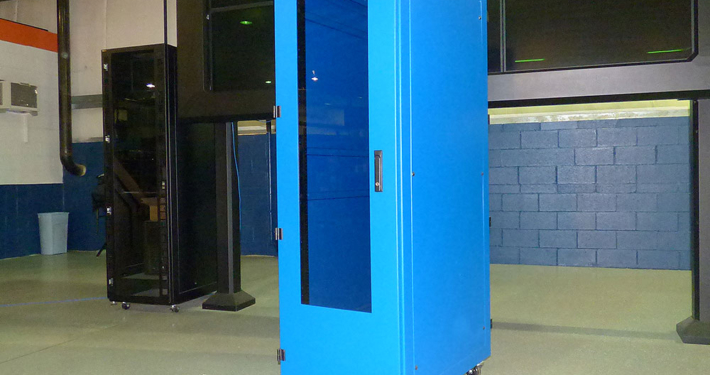 ITSENCLOSURES IR72-12 Rack Enclosure Blue or Black