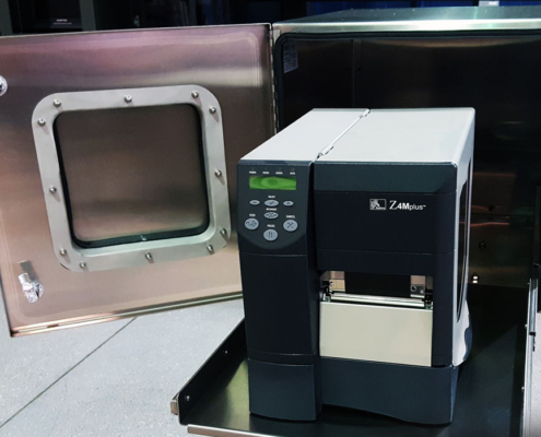 PB202024-NEMA4X-Stainless-Steel-Printer-Box-Zebra-Printer-ITSENCLOSURES