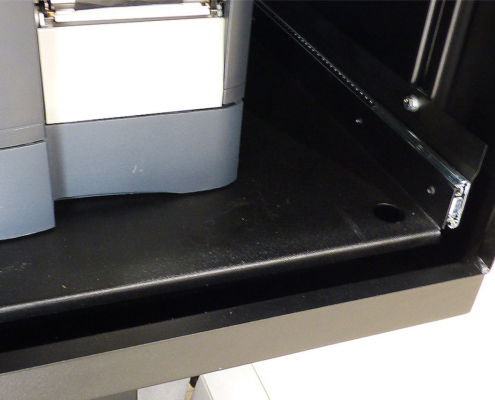 PB262426-12 Printer Box Enclosure sliding shelf bracket icestation itsenclosures