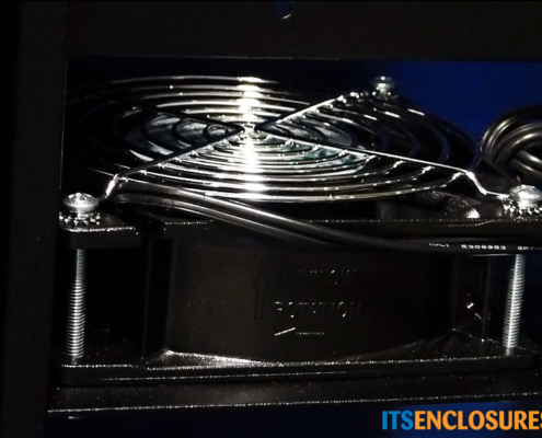 Flat Panel Display Enclosure NEMA 4 Painted Steel itsenclosures recirculating fan internal fan