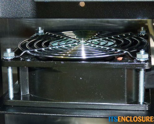 monitor enclosure stainless steel internal fan