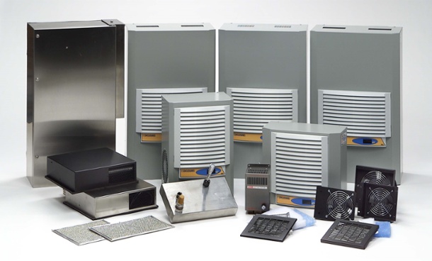 Computer Enclosure Thermal Management Air Conditioner Heat Exchanger Vortex Cooling Unit Fan System