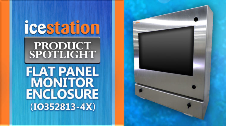 IO35-4X monitor pc enclosure keyboard drawer icestation itsenclosures