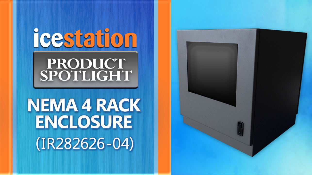 IR28-04 Desktop Rack Enclosure IceStation ITSENCLOSURES