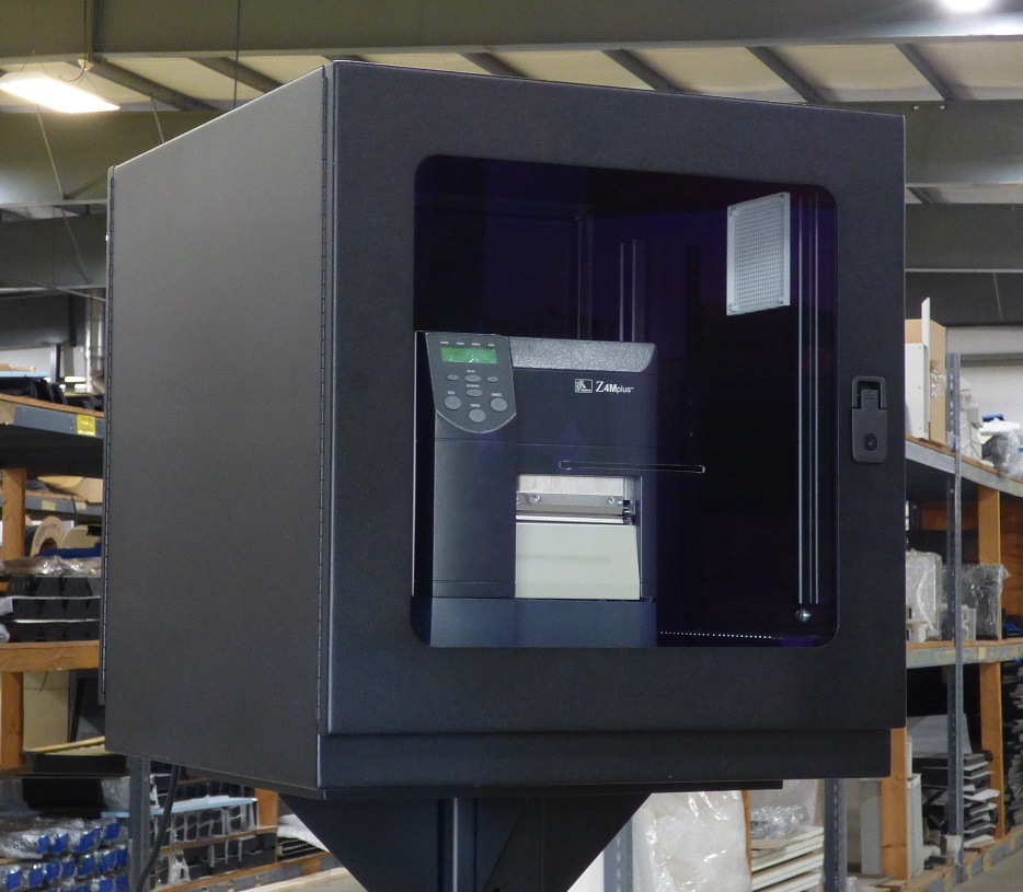 PB262426-12 label printer enclosure itsenclosures icestation printer box
