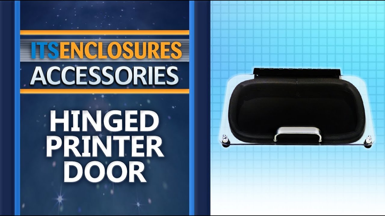 Watch Hinged Printer Door (HPD2) - IceStation Enclosures, Accessories, ITSENCLOSURES