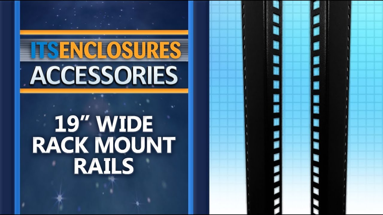 Watch 19-inch Wide Rack Mount Rails, IceStation Enclosures, Accessories, ITSENCLOSURES